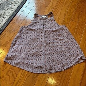 Loft Flowy Floral Tank Top Womens Size Medium